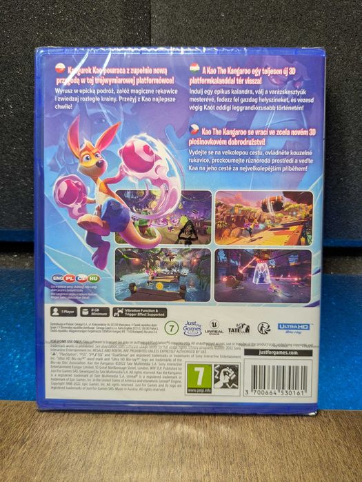 Kangurek Kao PS5 - zręcznościówka, platformówka dla dzieci PL DUBBING