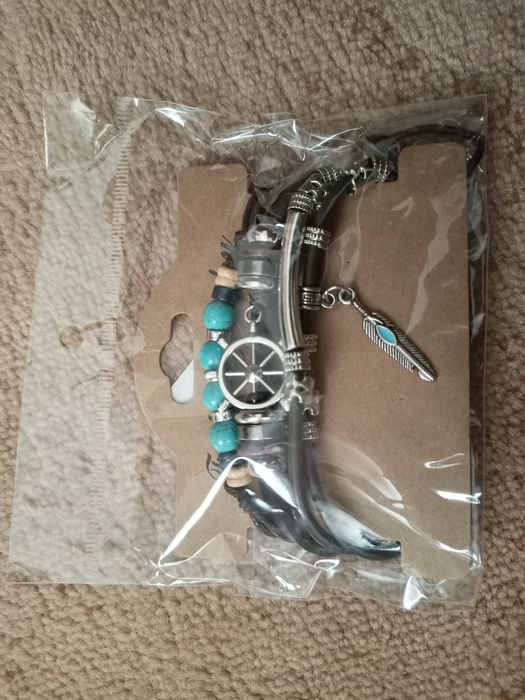 Браслет чоловічий шкіряний