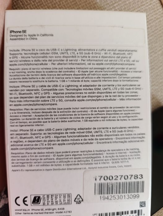 iPhone SE 2022 64gb