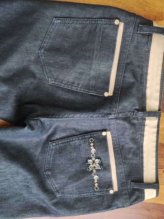 spodnie jeansy Versace