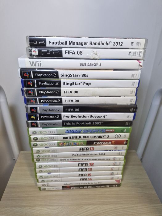 Jogos PS2, PSP, Wii e Xbox 360(Muito Arranhados)