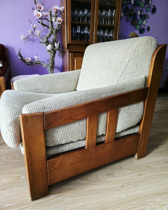 Conjunto de sofás: 1 de 3 lugares e 2 caldeirões usados