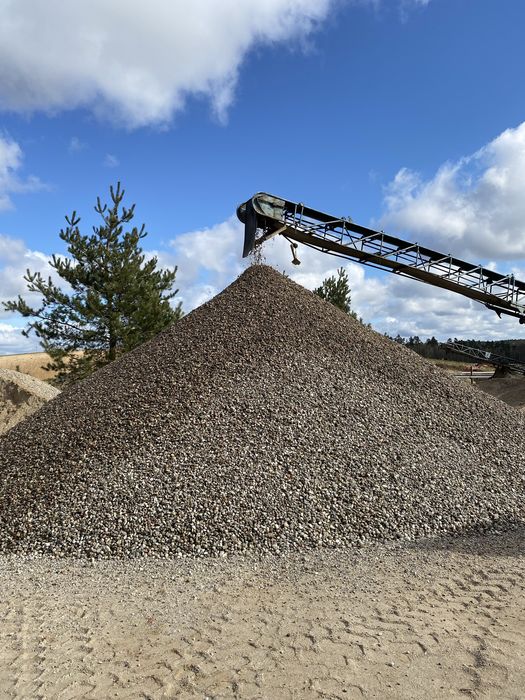 Kamień plukany 2-8, 8-16, 16-32, piasek, żwir, tłuczeń. Transport