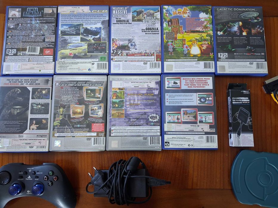 Jogos PS2 e acessórios