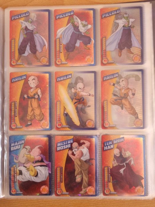 caderneta completa de dragon ball z super da panini