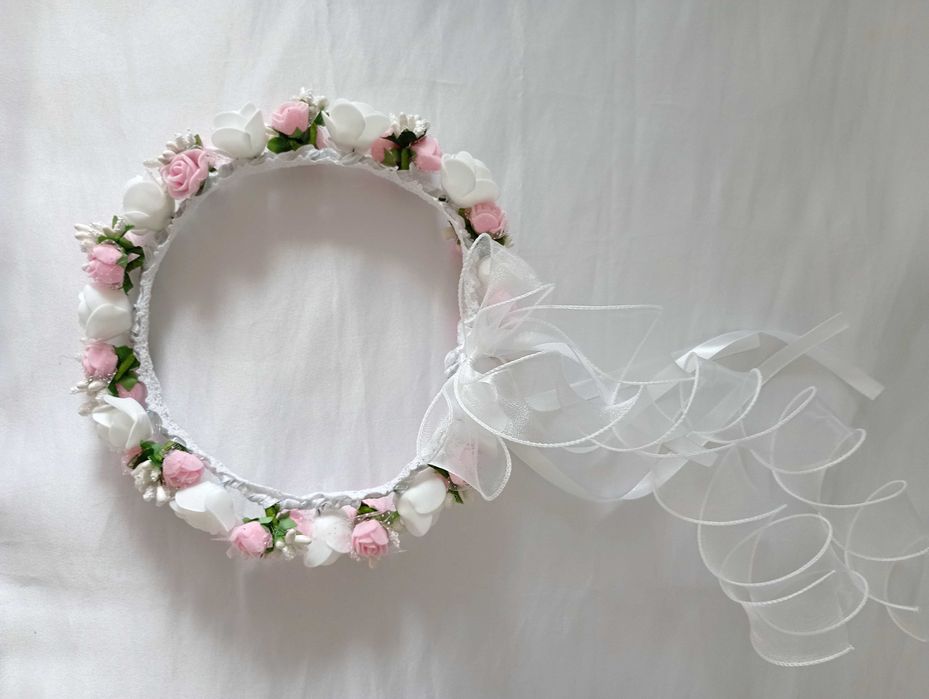 Wianek komunijny - rękodzieło