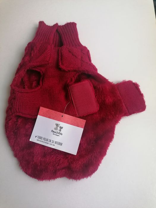 Camisola para cães, com forro polar