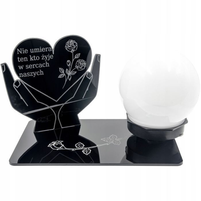 Znicz led znicz solarny statuetka led na cmentarz