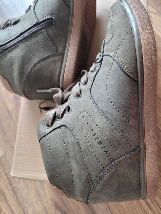 Sneakersy Diverse rozm 36 khaki stan bdb