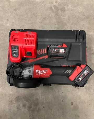 Szlifierka Milwaukee M18 FSAG125  125mm 2x5Ah