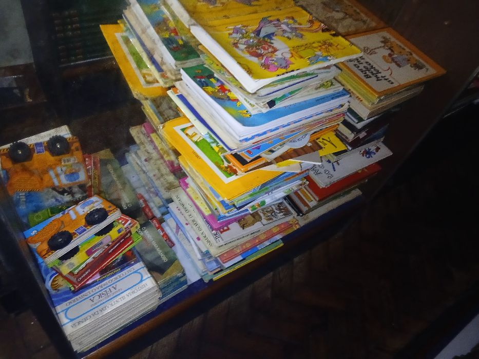 Conjunto + 100 livros crianca em português Ingles tudo 50 €
