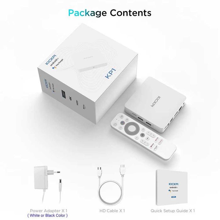 Kickpi KP1 2/32 GB ~ Налаштована + Сертифікат YouTV Смарт тв приставка