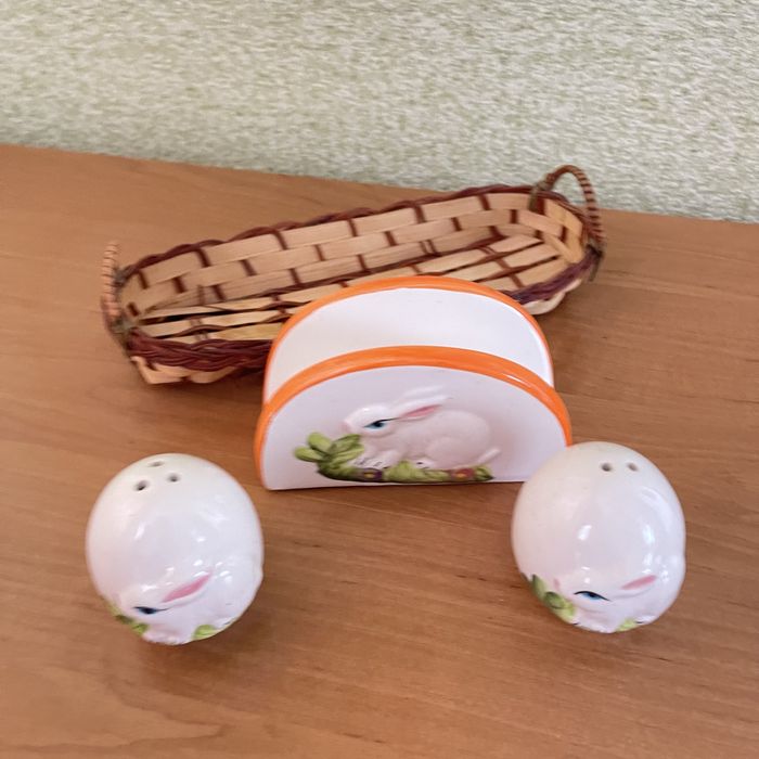 Набір для спецій, салфетниця кераміка солянка