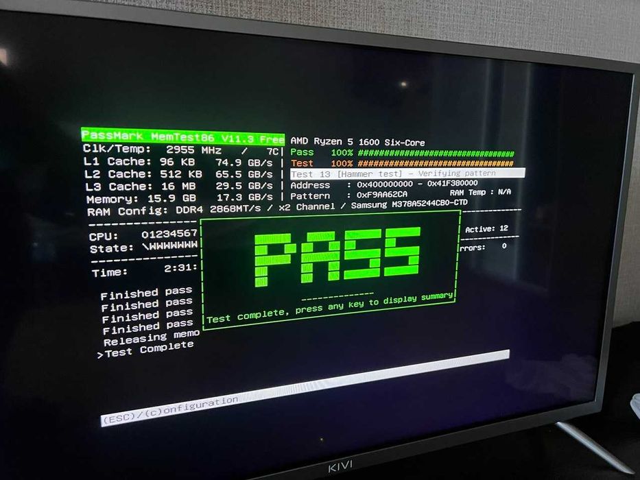 Потужний ПК Ryzen 5 1600 / 16 ГБ / SSD без відеокарти