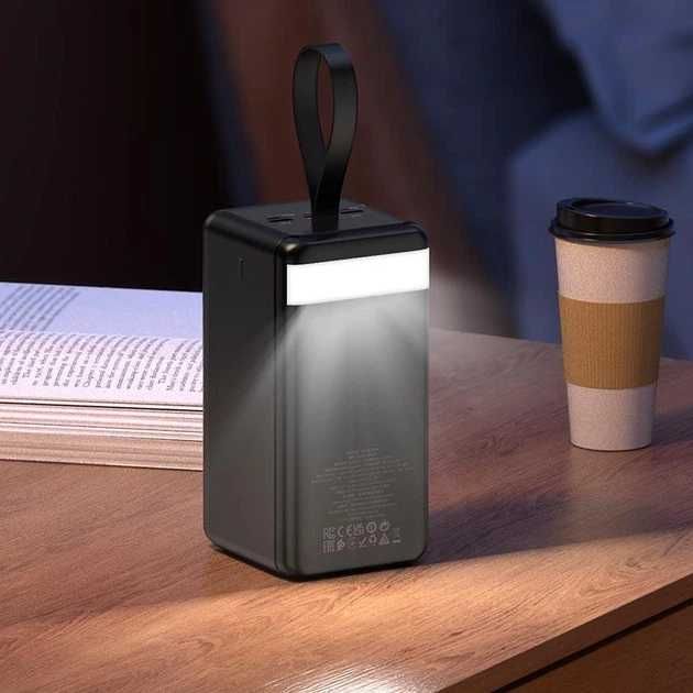 Павербанк Hoco J123D 90000mAh 22.5W Чорний PowerBank для телефону