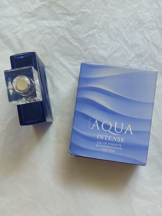 Avon / Aqua intense / mens / for him / EDT / 75 ml / made in Poland / чоловіча туалетна вода / парфум /