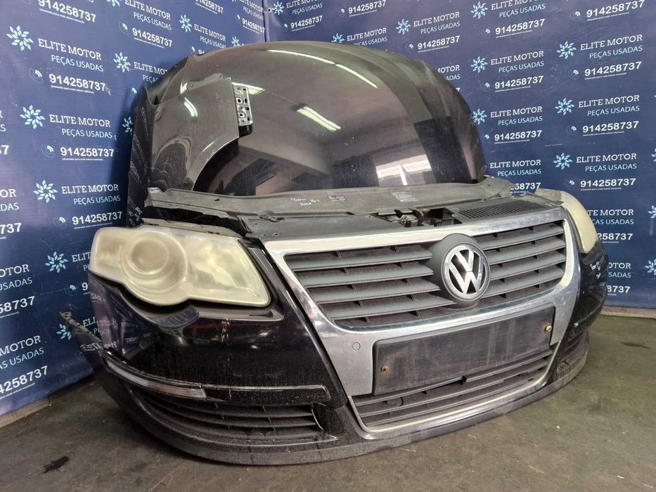 Frente completa usada VW PASSAT B6 2.0 TDI capot parachoques oticas guardalamas reforço