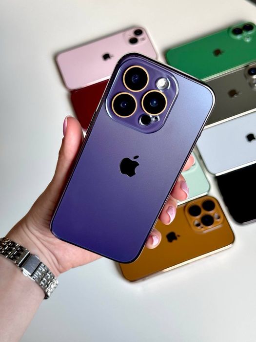 Чохол на Айфон 15 про макс та інші | скляний чехол для iphone pro max