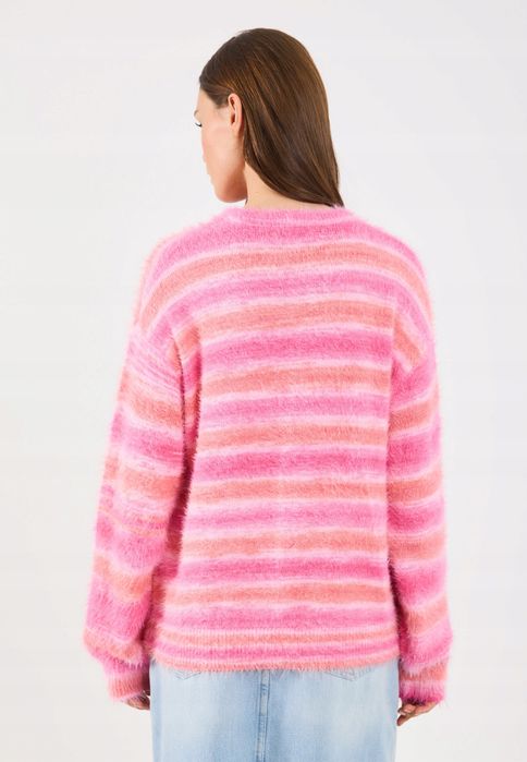 Even&Odd 38 M Sweter Różowy Moherowy Ev421I0My D2587