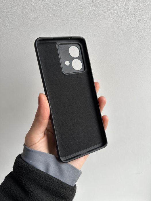 Etui czarne silikonowe do Motorola Edge 40 Neo