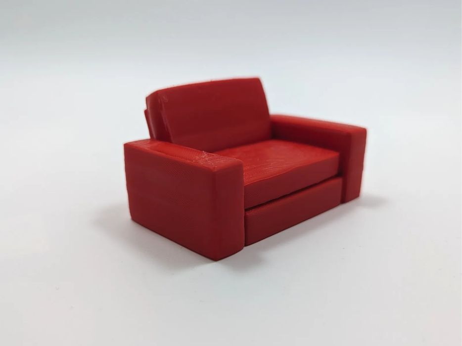 Miniatura Poltrona Sofá Decorativa