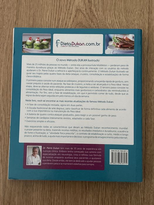 Livro O Metodo Dukan ilustrado - Dr. Pierre Dukan