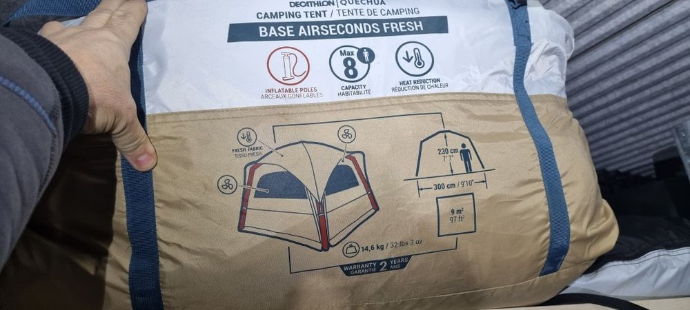 Namiot Queshua przedsionek Base Air