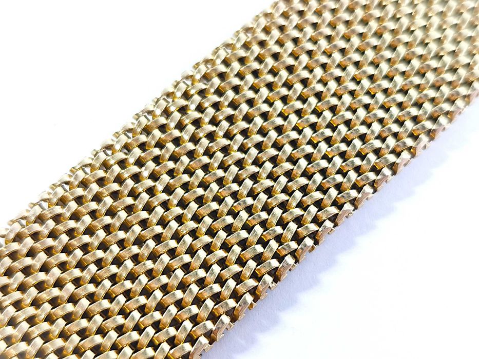 ZŁOTA BRANSOLETKA 14k 71.23g LOKATÓWKA 370/g Kraków K18.pl