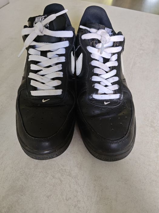 Nike Air Force 1 Low Czarne / Black & White – Rozmiar 42.5