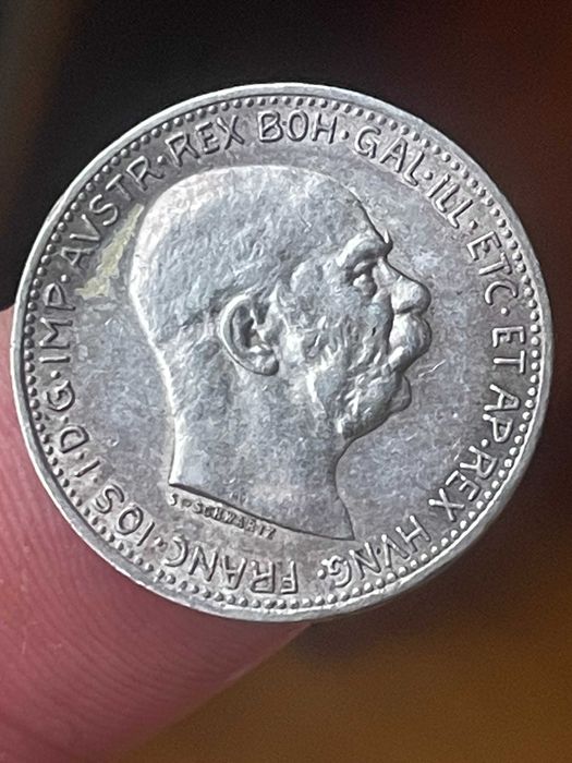 moeda em prata Áustria Francisco I