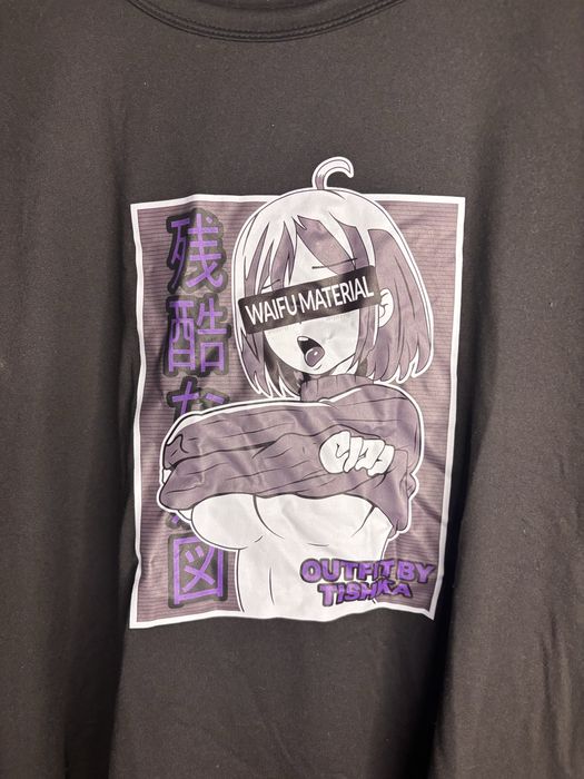 Аніме футболка чоловіча anime waifu