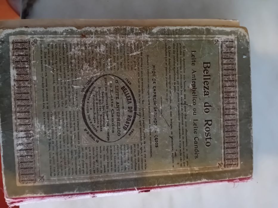 Livro Antigo Almanach Bertrand