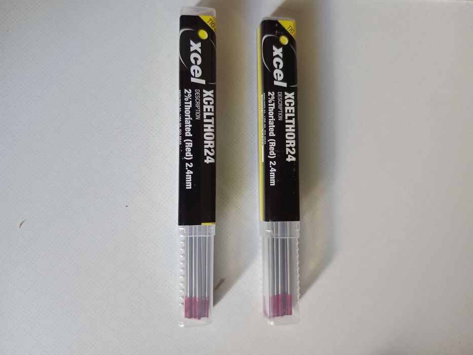 elektrody wolframowe  szare, czerwone  2.4 mm