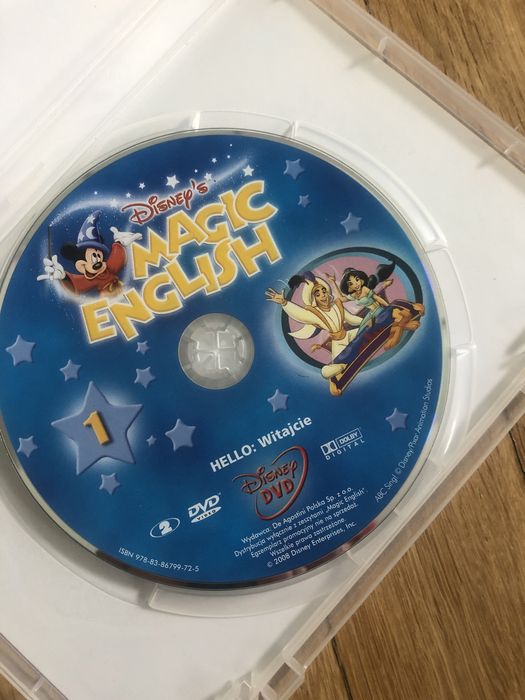 Płyta nauka angielskiego magic english  Disney