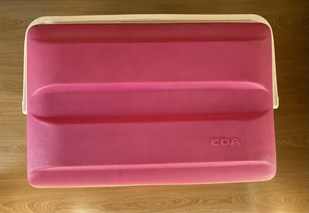 Geleira rosa e branca