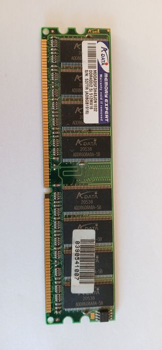 Оперативна пам'ять DDR1 .512 мегабайт