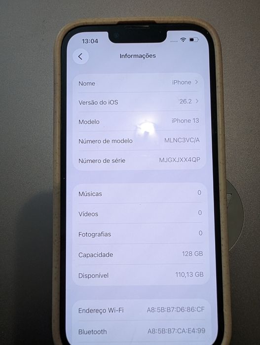 Telemóvel iPhone 13 - 128gb Cor Preto Midnight