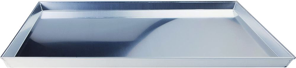 Pentole Agnelli COAL49 / 345 niska, prostokątna patelnia, aluminium 45 x 35 cm