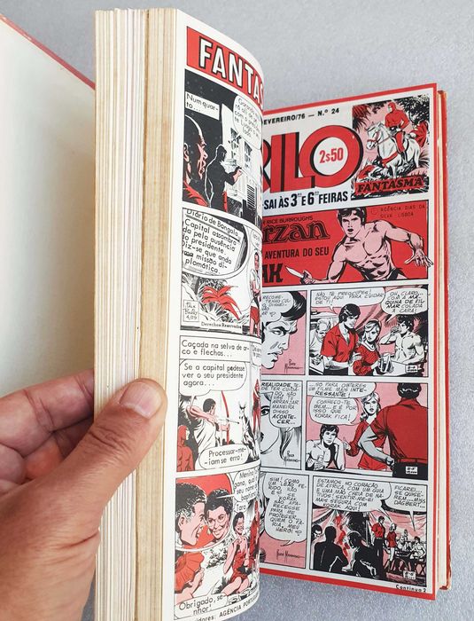 Encadernação Editorial "Coleção Grilo" Completa ~ 64 números ~ 1975/76