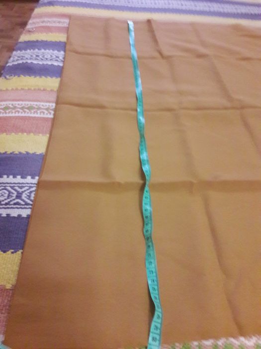 Полиэстер  блузочный горчичный