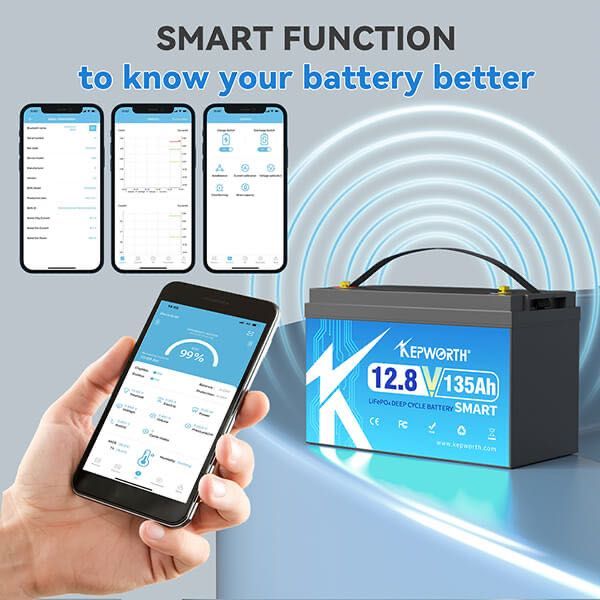 Акумулятор Kepworth LiFePO4 12V/135AH Bluetooth