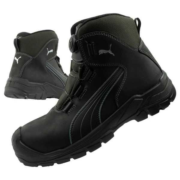 Puma buty robocze Cascades Disc S3 wysokie CI HI HRO SRC BOA czarne