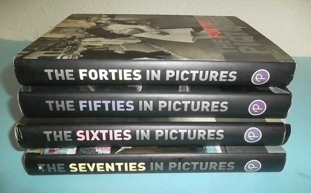 Anos 40/50/60/70 em fotos. Quatro livros icónicos.