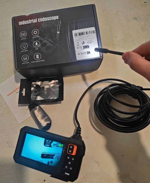 Эндоскоп с монитором 4.3 Inskam C30-M 5м.8мм (жесткий кабель)