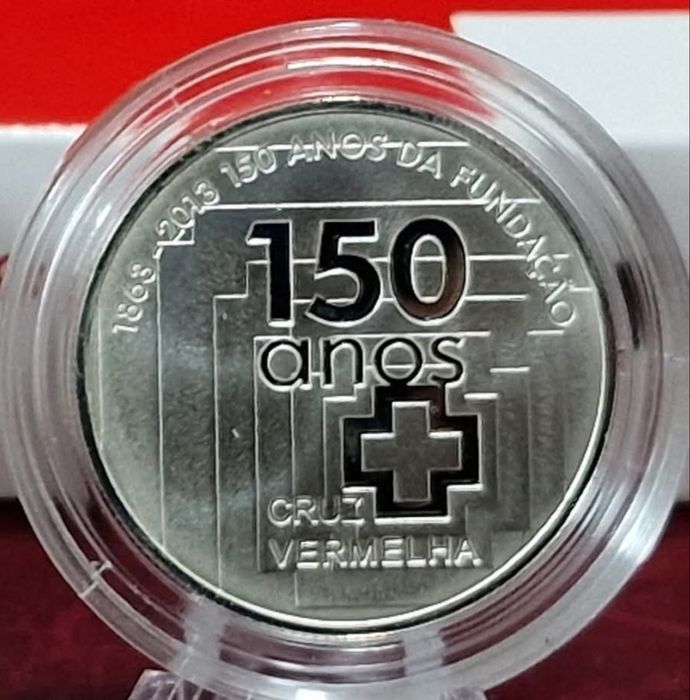 2,5€ Proof Prata, Cruz vermelha 2013