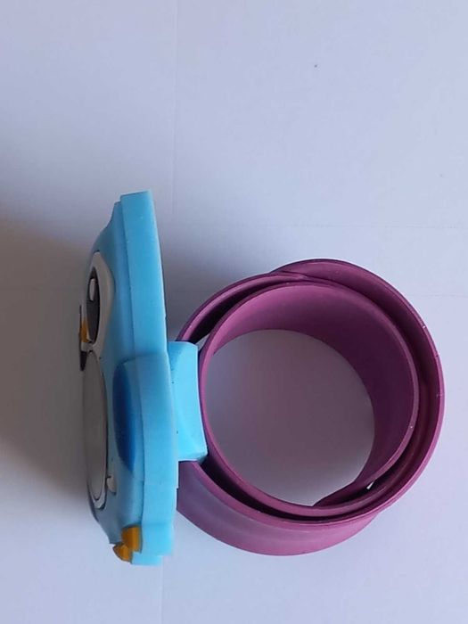 Детские часы Wacky Watch, сова.Цвет голубой.Браслет на любой размер.