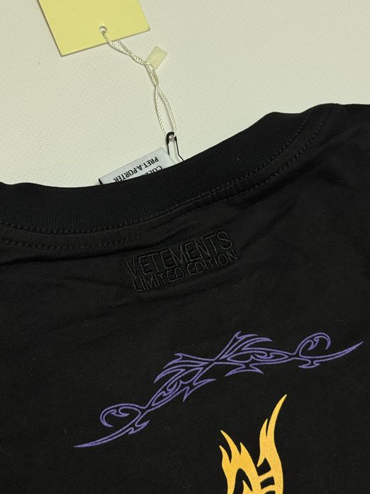 Футболка Vetements Vital Existence M L black metal