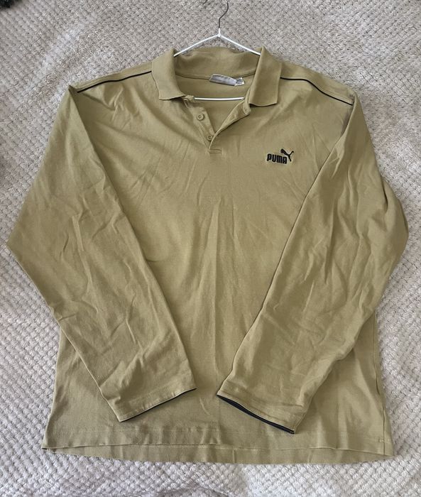 Puma кофта з довгим рукавом у стилі поло.