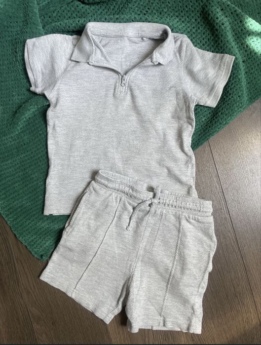 Шорти футболка костюм George  спортивний повсякденний 4-5 р сірий