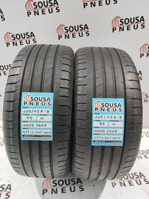 2 pneus semi novos 225-45R18 Goodyear - Oferta dos Portes